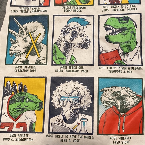 🛍️4/$20🛍️ 365 Kids Garanimals Dino Class Boy’s Shirt - Picture 3 of 6